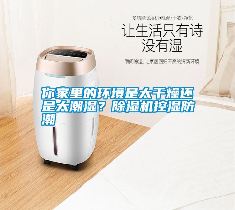 你家里的環(huán)境是太干燥還是太潮濕？除濕機控濕防潮