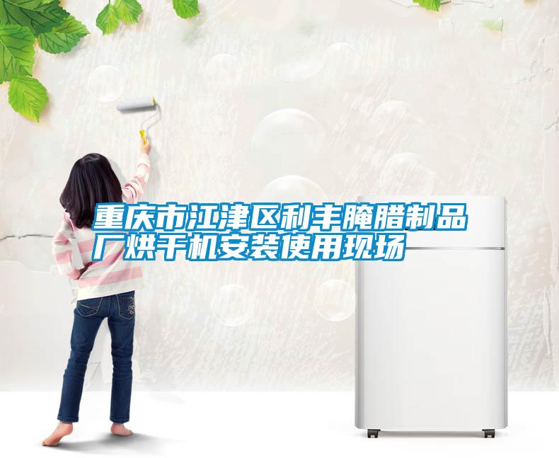 重慶市江津區(qū)利豐腌臘制品廠烘干機(jī)安裝使用現(xiàn)場