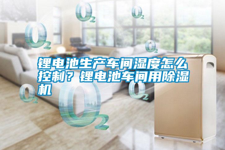 鋰電池生產車間濕度怎么控制？鋰電池車間用除濕機