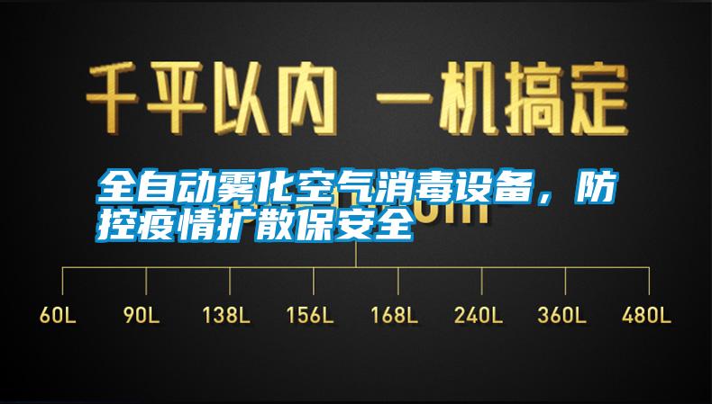 全自動(dòng)霧化空氣消毒設(shè)備，防控疫情擴(kuò)散保安全