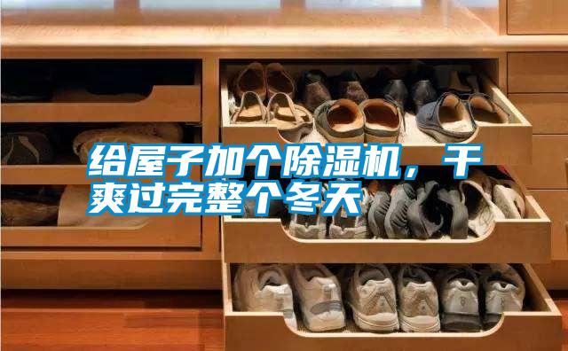 給屋子加個除濕機，干爽過完整個冬天