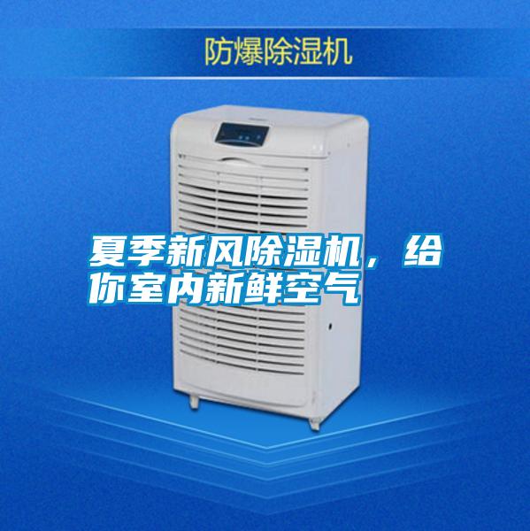 夏季新風(fēng)除濕機，給你室內(nèi)新鮮空氣