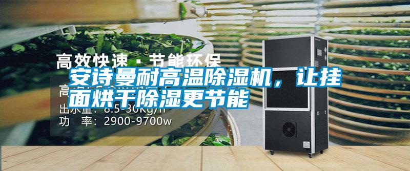 安詩曼耐高溫除濕機(jī)，讓掛面烘干除濕更節(jié)能