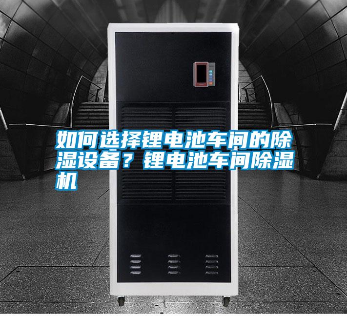 如何選擇鋰電池車間的除濕設(shè)備？鋰電池車間除濕機(jī)
