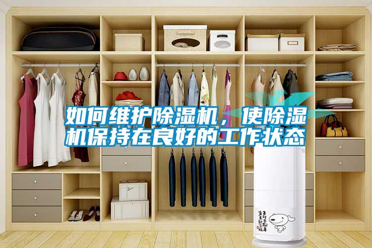 如何維護除濕機，使除濕機保持在良好的工作狀態(tài)