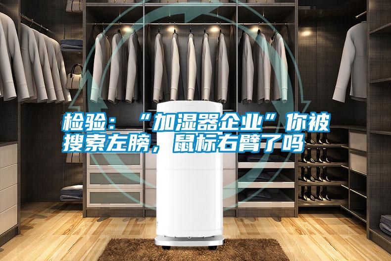 檢驗(yàn)：“加濕器企業(yè)”你被搜索左膀，鼠標(biāo)右臂了嗎