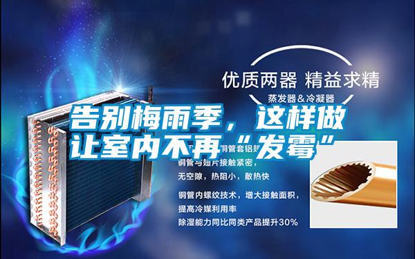 告別梅雨季，這樣做讓室內不再“發(fā)霉”