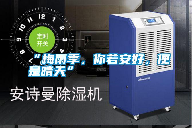 “梅雨季，你若安好，便是晴天”
