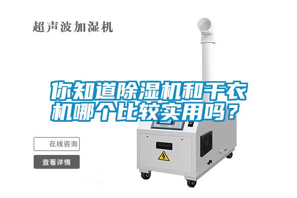 你知道除濕機(jī)和干衣機(jī)哪個比較實用嗎？