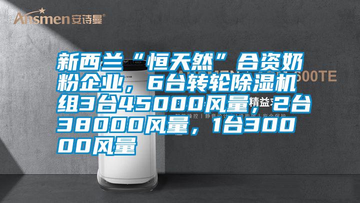 新西蘭“恒天然”合資奶粉企業(yè)，6臺轉(zhuǎn)輪除濕機組3臺45000風量，2臺38000風量，1臺30000風量