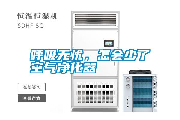 呼吸無憂，怎會少了空氣凈化器