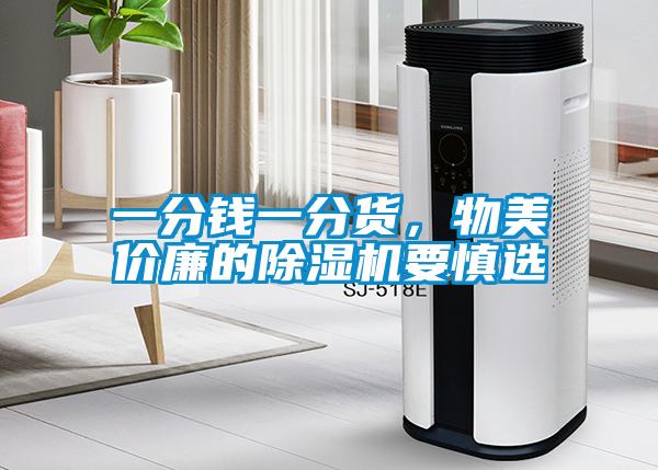 一分錢一分貨，物美價(jià)廉的除濕機(jī)要慎選