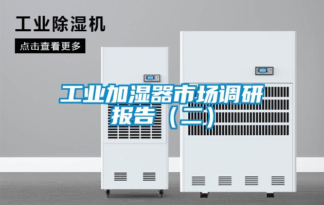 工業(yè)加濕器市場調(diào)研報(bào)告（二）