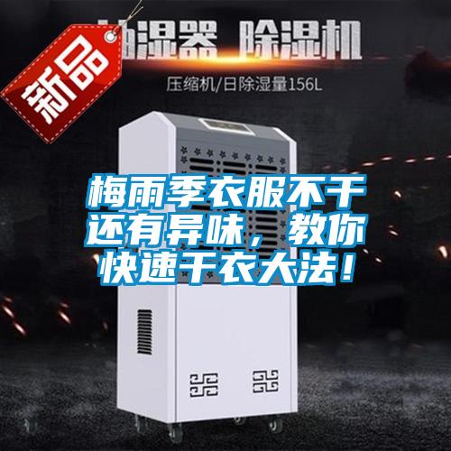 梅雨季衣服不干還有異味，教你快速干衣大法！