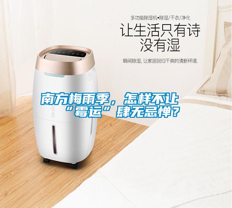 南方梅雨季，怎樣不讓“霉運(yùn)”肆無忌憚？
