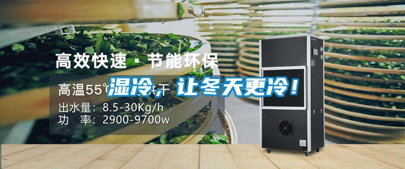 濕冷，讓冬天更冷！