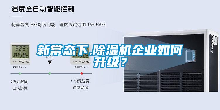 新常態下,除濕機企業如何升級？
