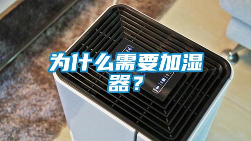 為什么需要加濕器？