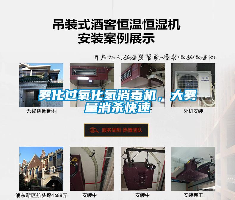 霧化過氧化氫消毒機(jī)，大霧量消殺快速