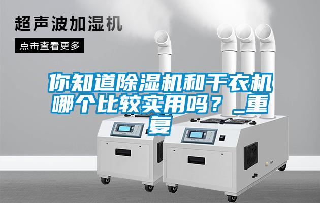 你知道除濕機和干衣機哪個比較實用嗎？_重復(fù)