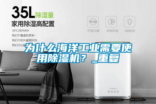 為什么海洋工業(yè)需要使用除濕機？_重復(fù)