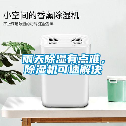 雨天除濕有點難，除濕機(jī)可速解決