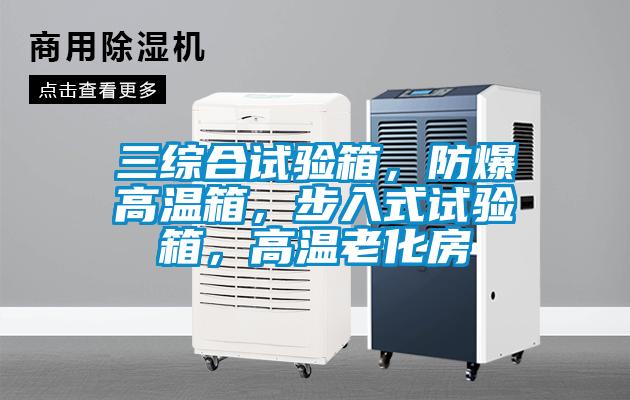 三綜合試驗箱，防爆高溫箱，步入式試驗箱，高溫老化房