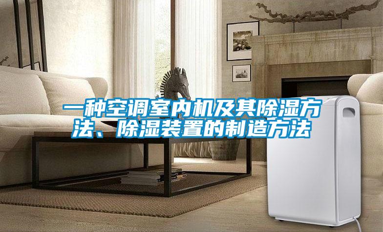 一種空調(diào)室內(nèi)機(jī)及其除濕方法、除濕裝置的制造方法