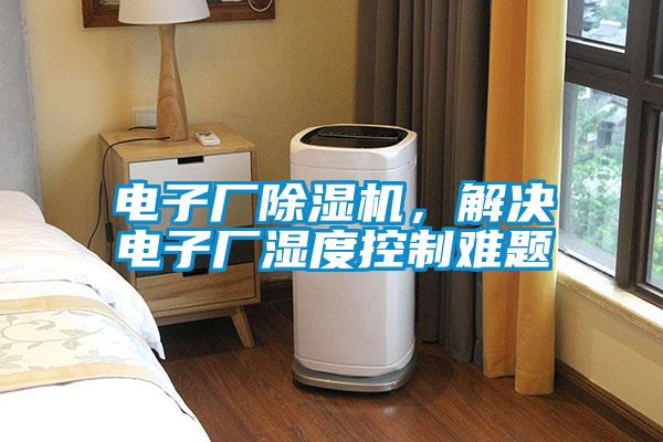 電子廠除濕機(jī)，解決電子廠濕度控制難題