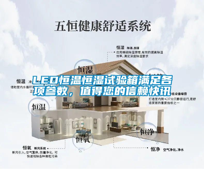 LED恒溫恒濕試驗箱滿足各項參數(shù)，值得您的信賴快訊