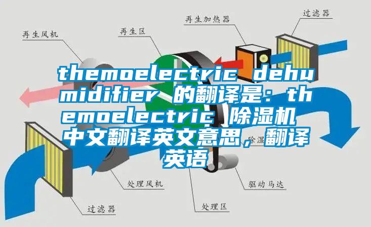 themoelectric dehumidifier 的翻譯是：themoelectric 除濕機(jī) 中文翻譯英文意思，翻譯英語(yǔ)