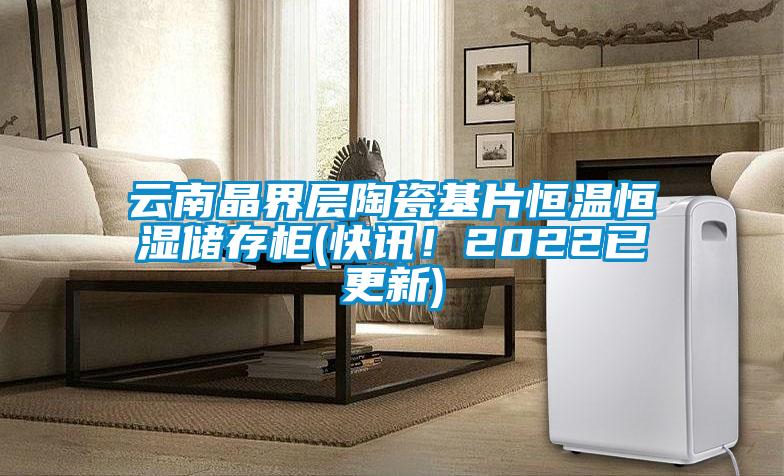 云南晶界層陶瓷基片恒溫恒濕儲存柜(快訊！2022已更新)