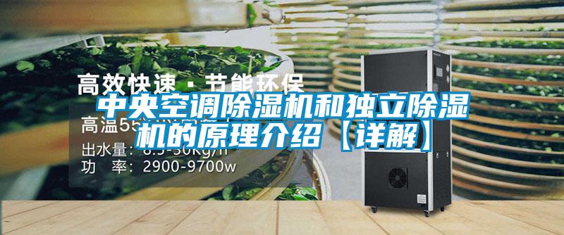 中央空調(diào)除濕機和獨立除濕機的原理介紹【詳解】