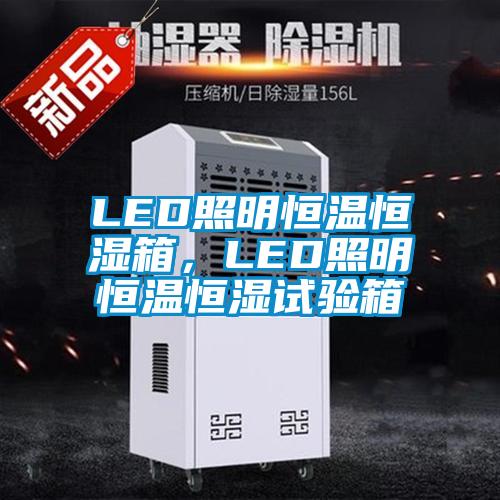 LED照明恒溫恒濕箱，LED照明恒溫恒濕試驗箱