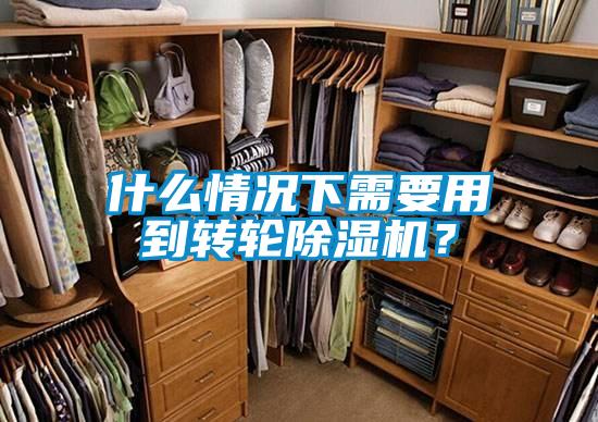 什么情況下需要用到轉輪除濕機？