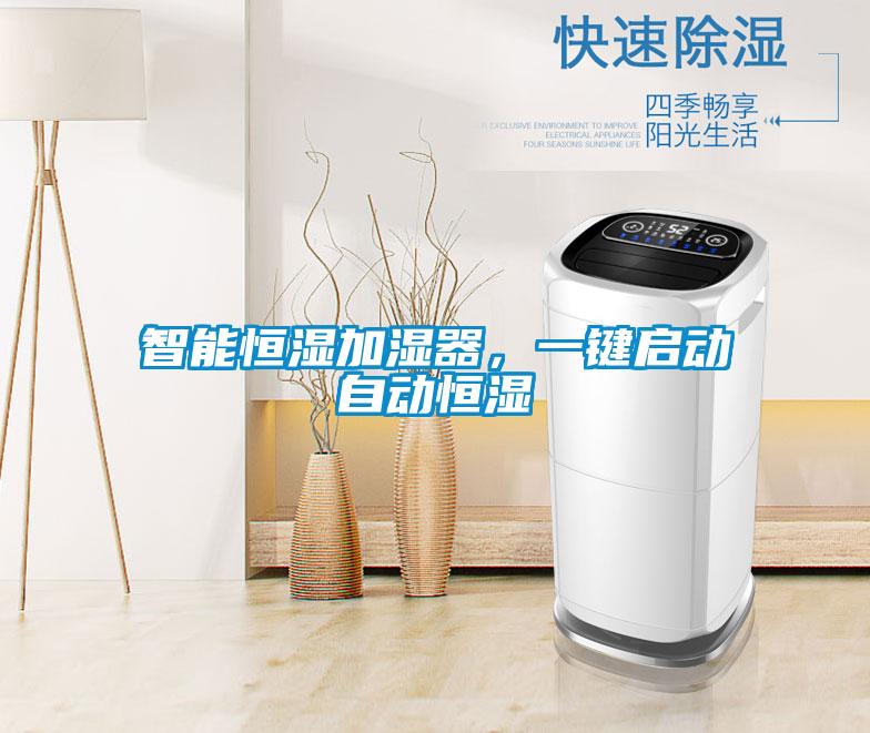 智能恒濕加濕器，一鍵啟動自動恒濕