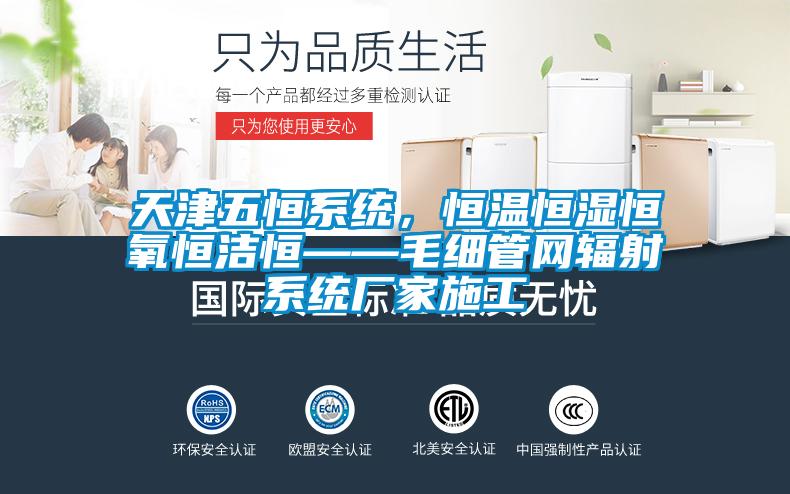 天津五恒系統(tǒng)，恒溫恒濕恒氧恒潔恒——毛細(xì)管網(wǎng)輻射系統(tǒng)廠(chǎng)家施工