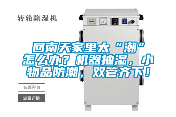 回南天家里太“潮”怎么辦？機器抽濕，小物品防潮，雙管齊下！