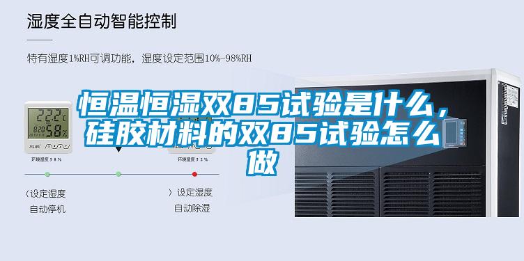 恒溫恒濕雙85試驗(yàn)是什么，硅膠材料的雙85試驗(yàn)怎么做