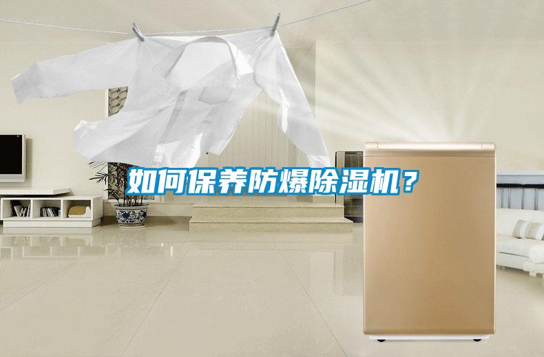 如何保養(yǎng)防爆除濕機(jī)？