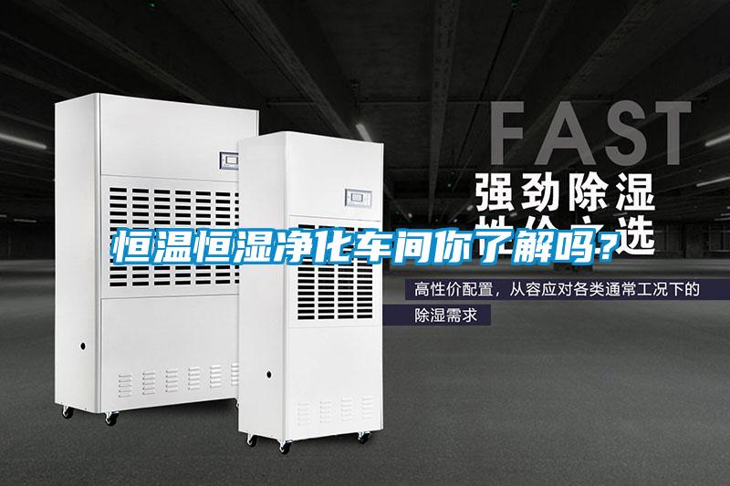 恒溫恒濕凈化車間你了解嗎？