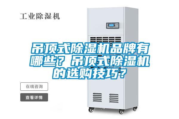 吊頂式除濕機(jī)品牌有哪些？吊頂式除濕機(jī)的選購(gòu)技巧？
