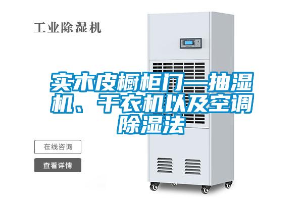 實(shí)木皮櫥柜門—抽濕機(jī)、干衣機(jī)以及空調(diào)除濕法