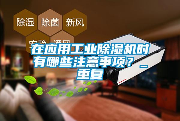 在應(yīng)用工業(yè)除濕機(jī)時(shí)有哪些注意事項(xiàng)？_重復(fù)