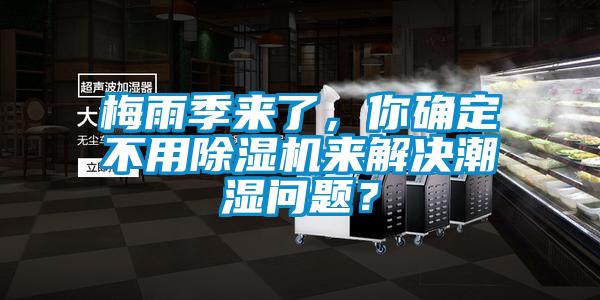 梅雨季來了，你確定不用除濕機來解決潮濕問題？