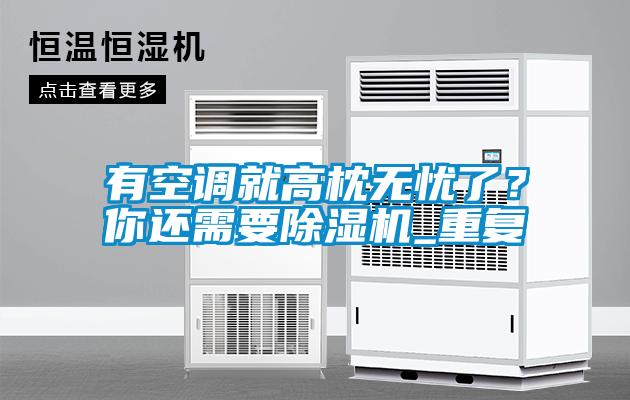有空調(diào)就高枕無憂了？你還需要除濕機(jī)_重復(fù)