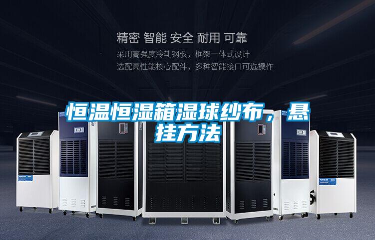 恒溫恒濕箱濕球紗布，懸掛方法