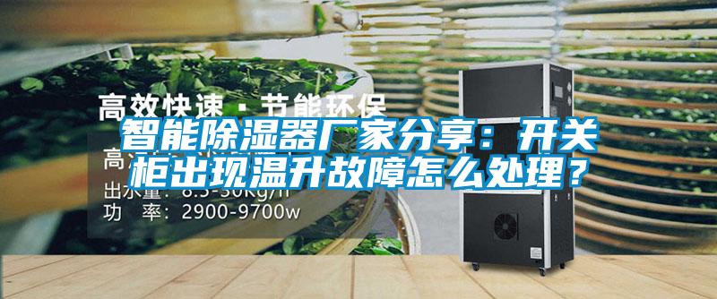 智能除濕器廠家分享：開(kāi)關(guān)柜出現(xiàn)溫升故障怎么處理？