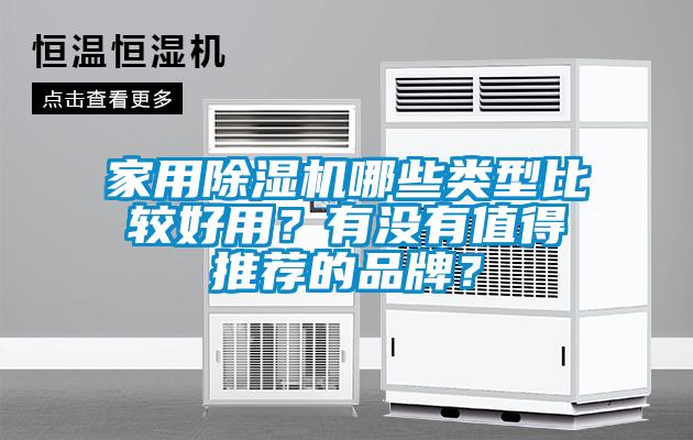 家用除濕機(jī)哪些類型比較好用？有沒有值得推薦的品牌？