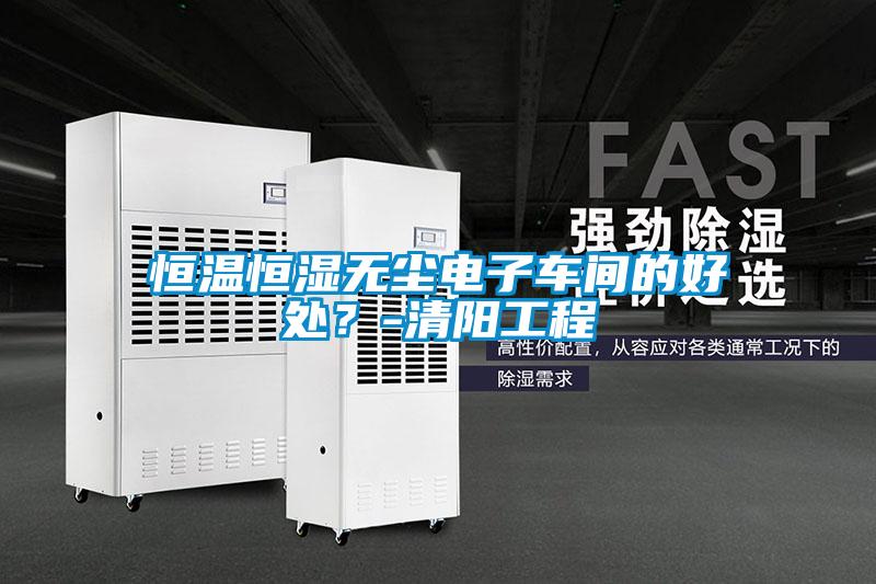 恒溫恒濕無塵電子車間的好處？-清陽工程